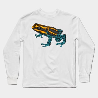 Poison dart frog cartoon illustration Long Sleeve T-Shirt